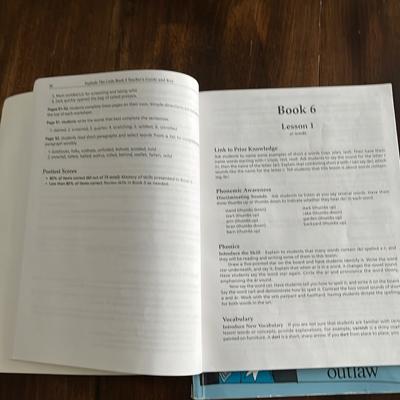 Explode the Code teacher guide for 5&6 and workbook 6 - Picture 5 of 6